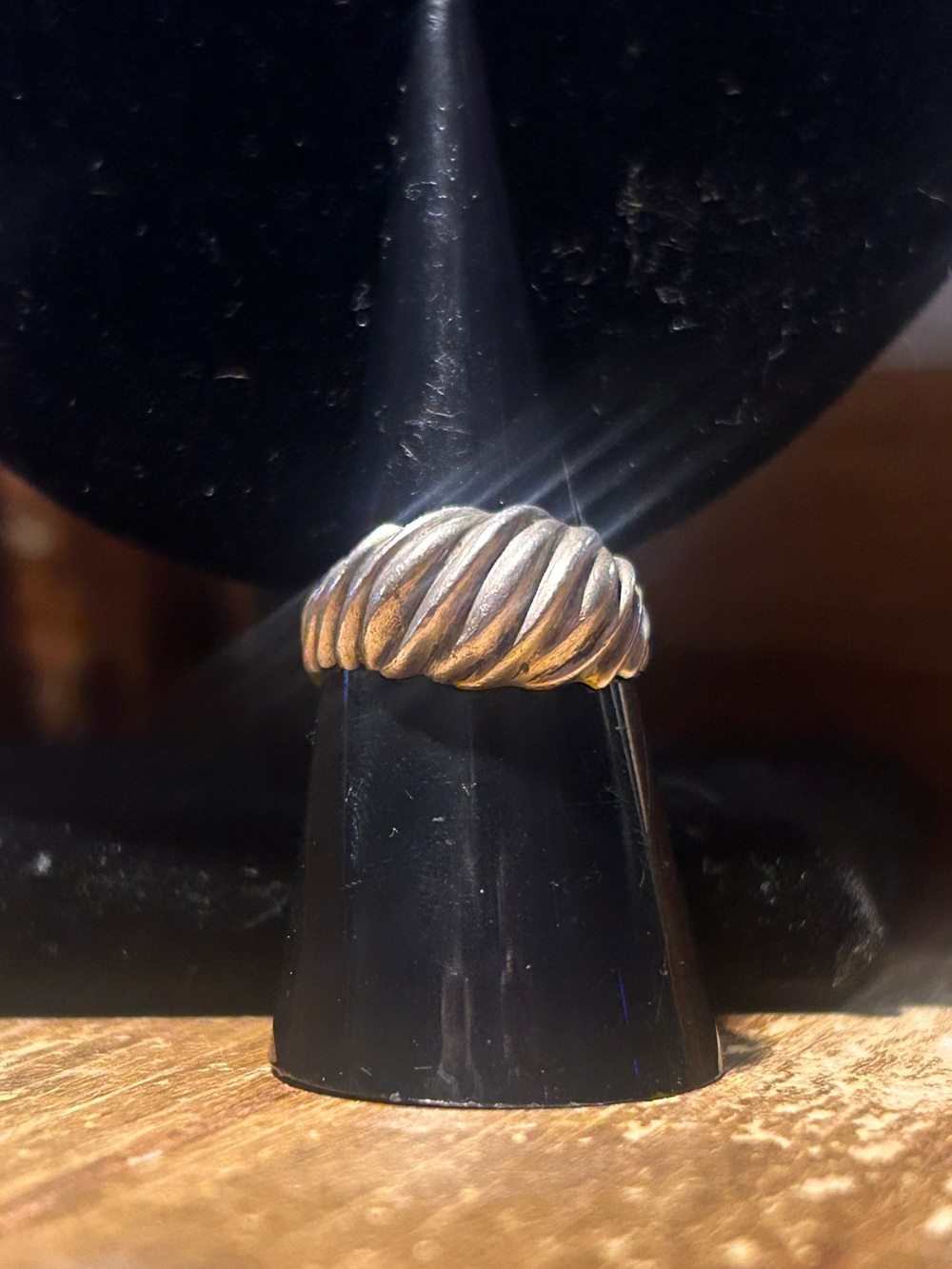 Classic Twisted Band Ring - Silver